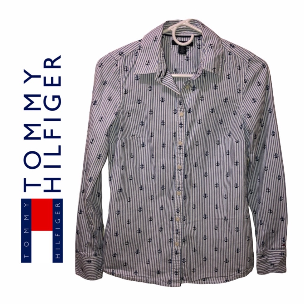 Tommy Hilfiger Nautical Stripes & Anchors Shirt